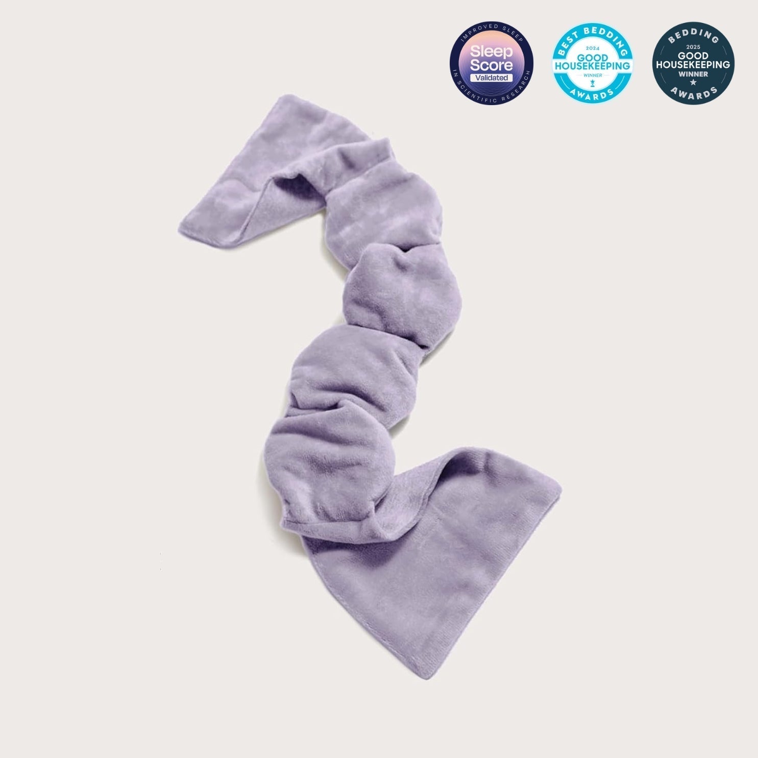 Purple sleep mask