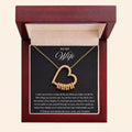 Birthstone heart necklace lifestyle hero