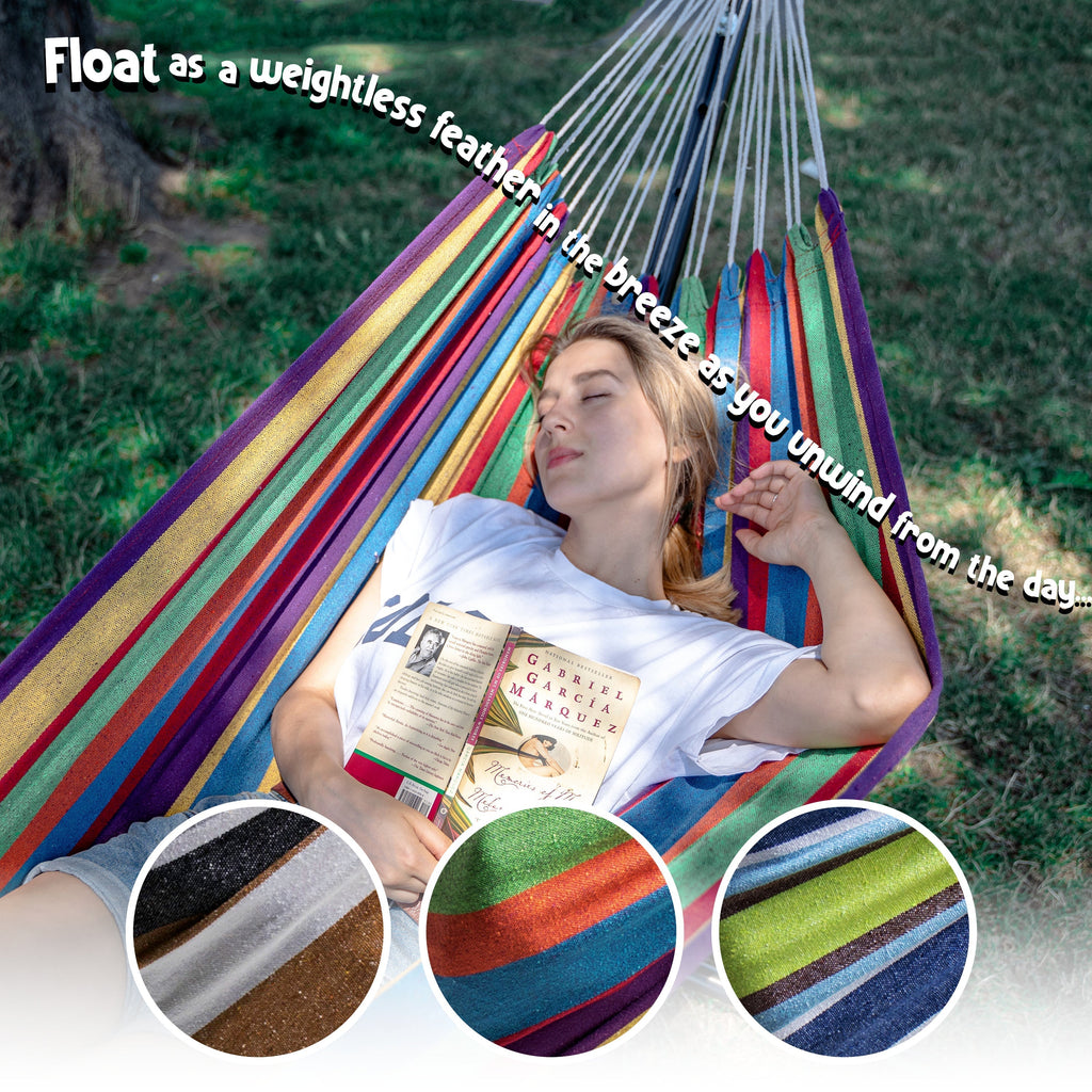 Caribbean Rainbow hammock view