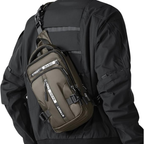 ActiveGear | Men's Sling Bag with Compact Design & Durable Nylon | Versatile Backpack for Daily Adventures