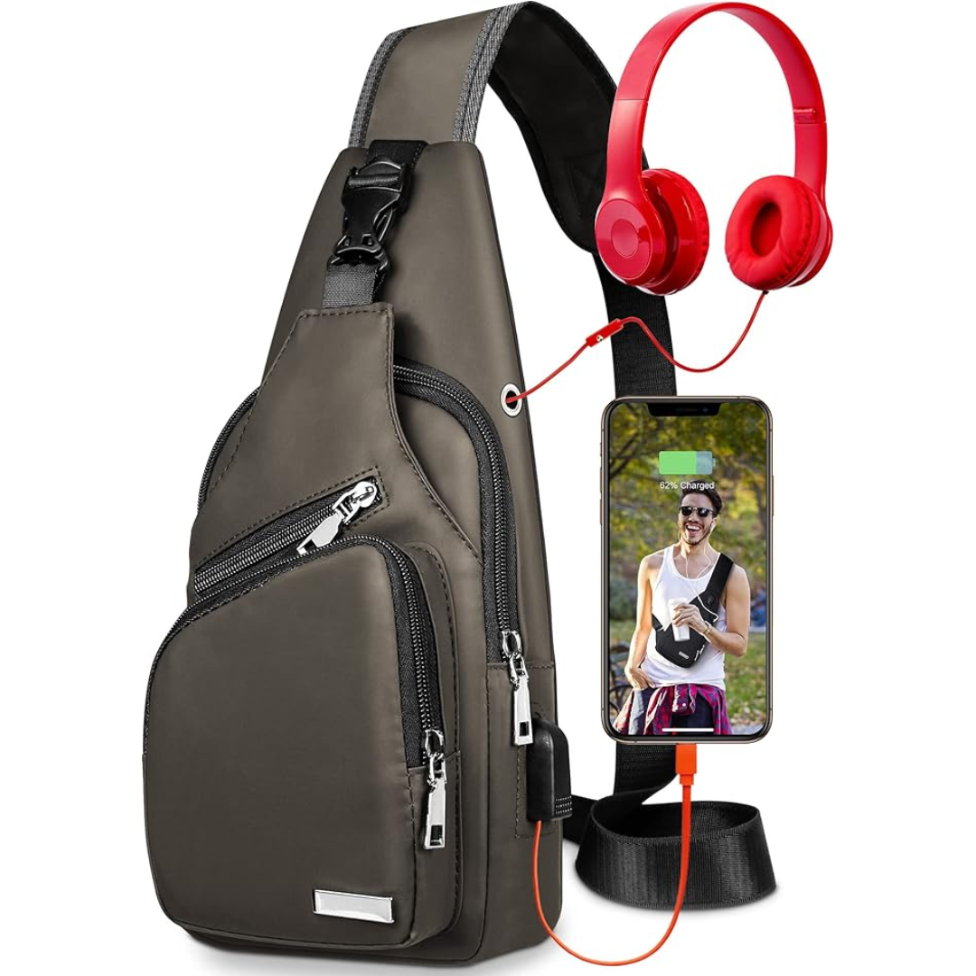 Lightweight daypack sling bag for outdoor adventures