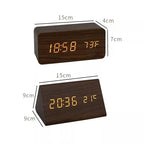 LED alarm clock display