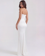 Almond Muse – Elegant Corset Dress with Boned Support – Flattering Fit