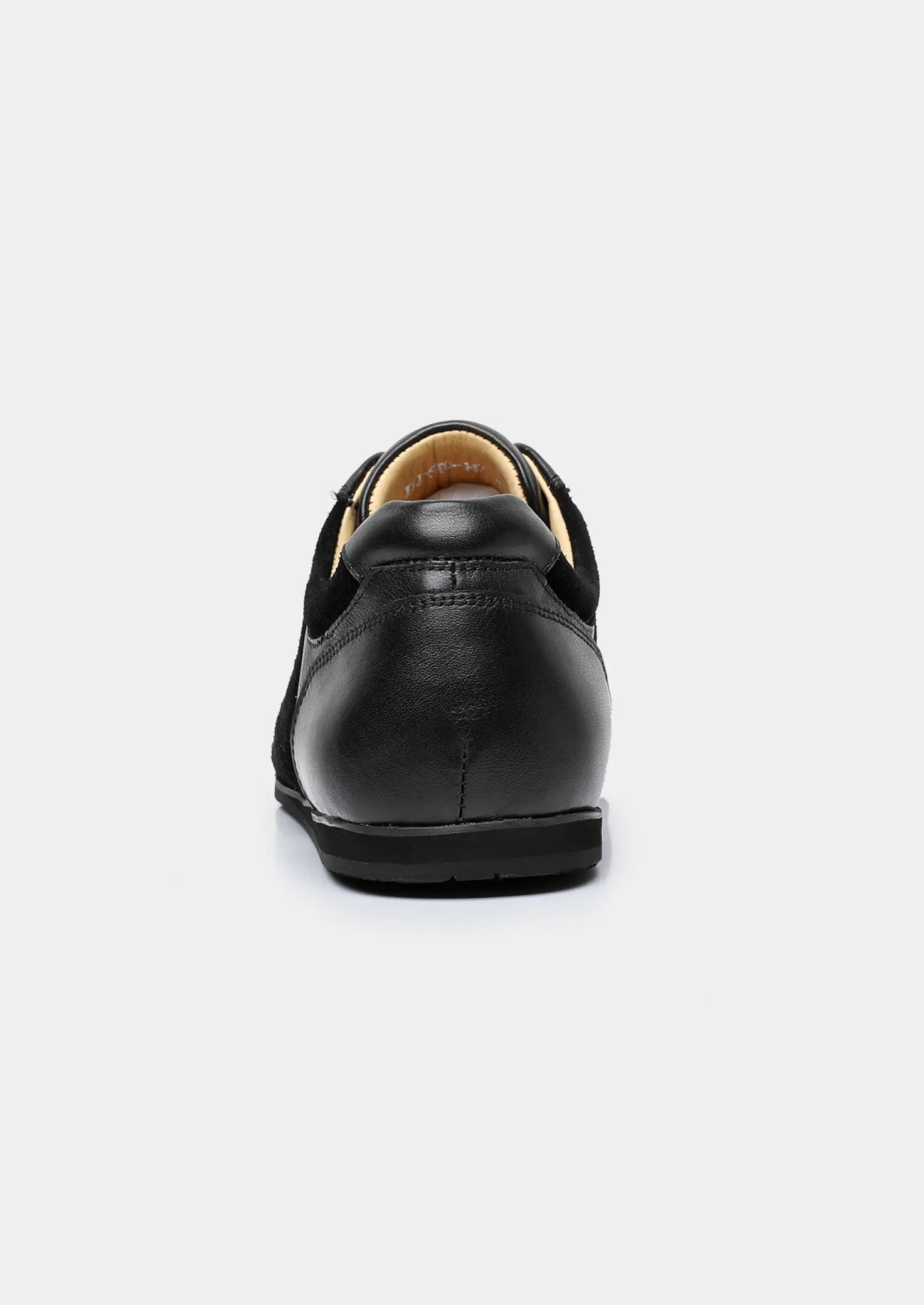 Women's Black Retro Hybrid Suede Leather Runner 6