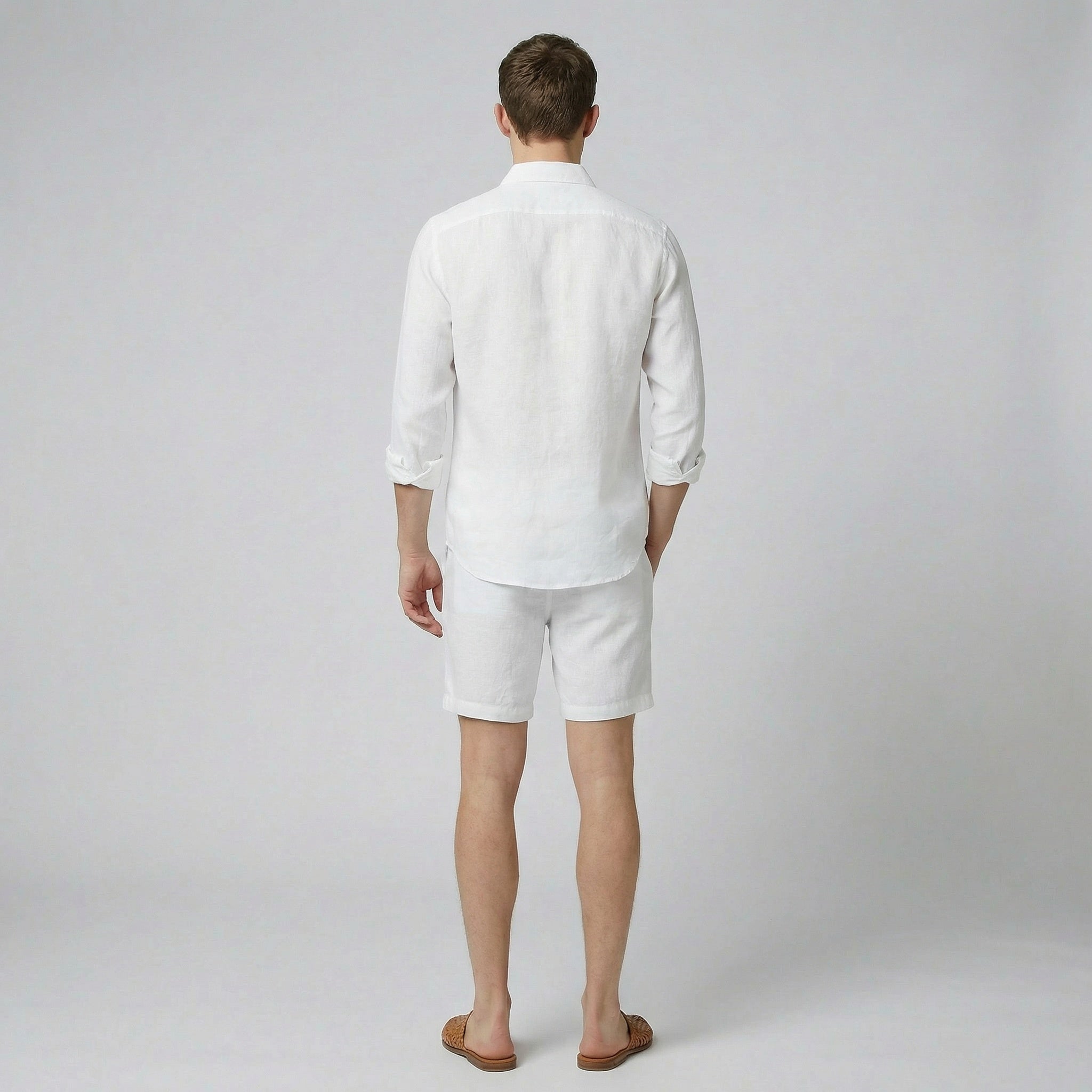 Celestiella | Men's Shirt in Premium Linen with Soft Collar | Breathable Comfort for Effortless Style