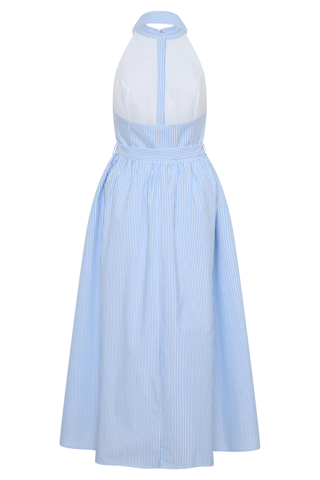 Collared A-Line Midi Dress — Vintage Buttons