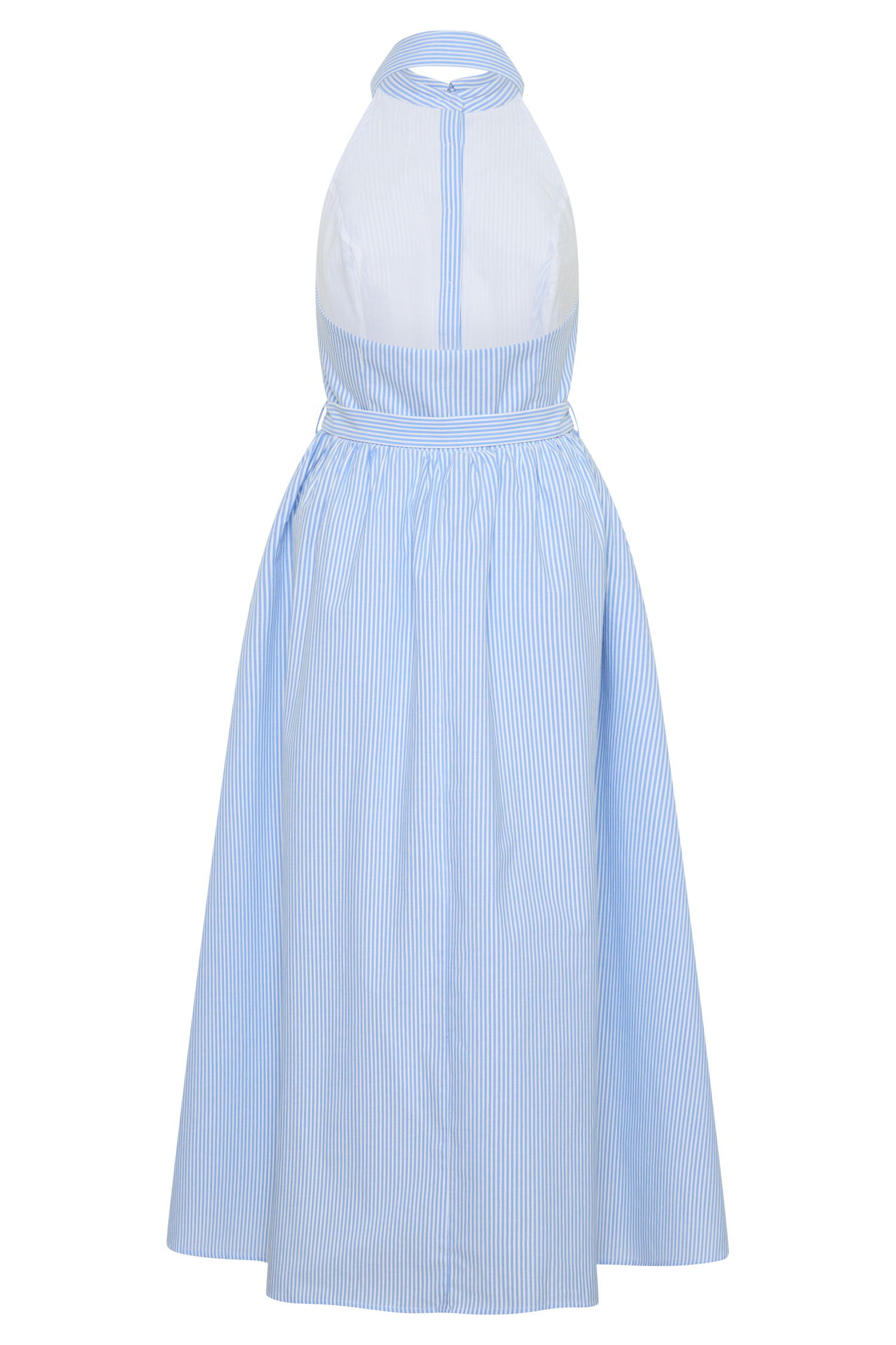 Collared A-Line Midi Dress — Vintage Buttons