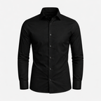 Classic Collection | Men's Shirt in Crisp White Cotton with Tailored Fit | Versatile Style for Any Occasion