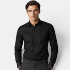 Classic Collection | Men's Shirt in Crisp White Cotton with Tailored Fit | Versatile Style for Any Occasion