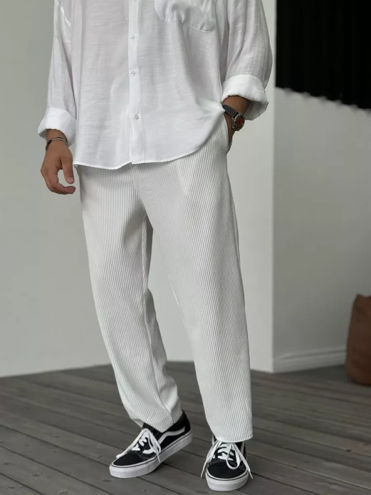 Men's Trousers with Tailored Fit & Premium Fabric – Versatile Style