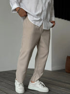 Men's Trousers with Tailored Fit & Premium Fabric – Versatile Style