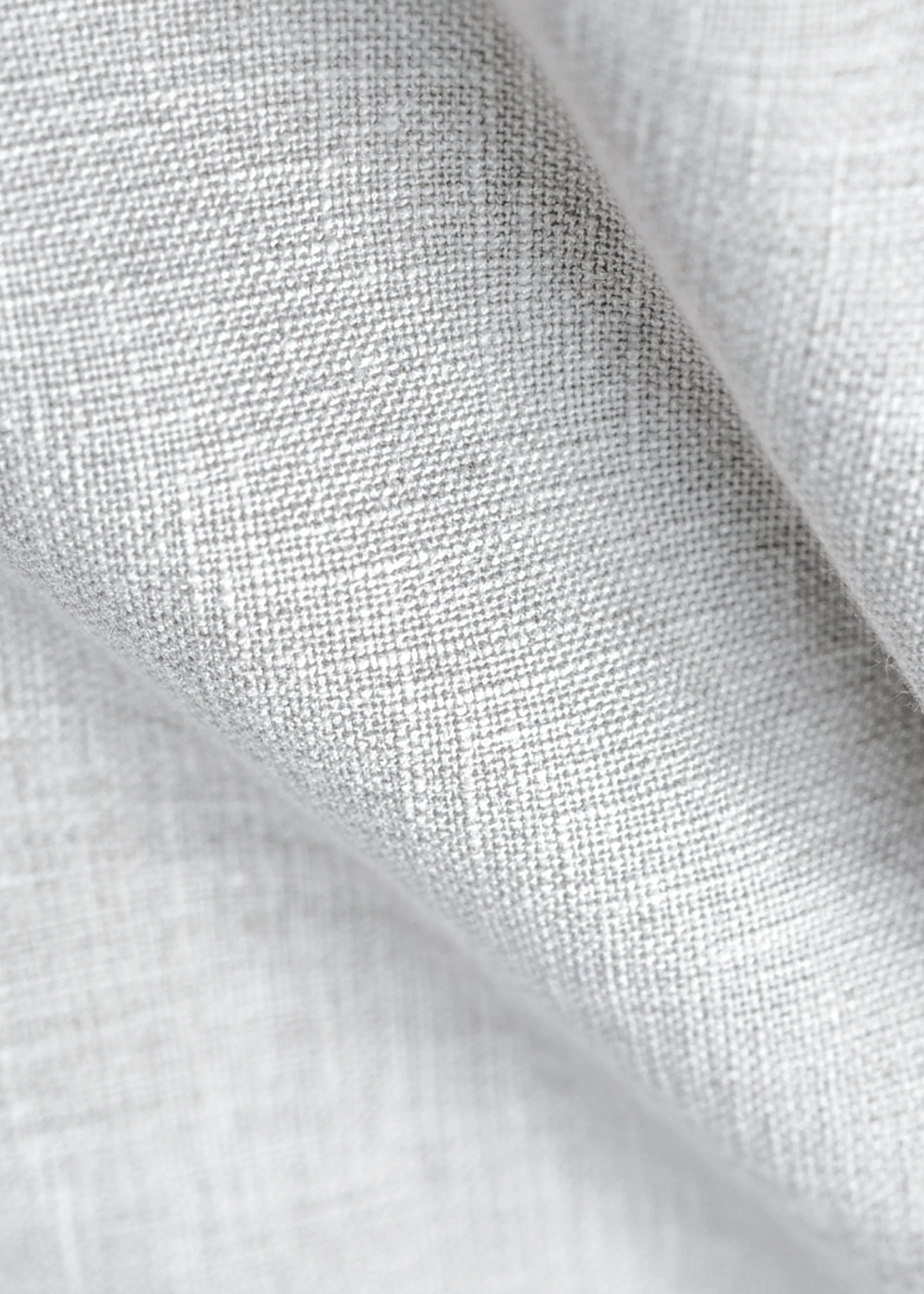 Men's White Linen Dress Shirt — Breathable Comfort Fit