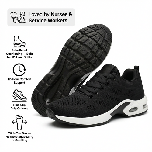 Breathable Comfort Shoes — Shock-Absorbing