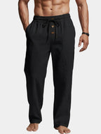 Men's Lounge Pants — Elastic Waist, Breathable