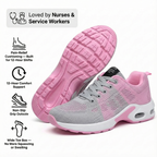 Comfortable Slip-Resistant Work Shoes — Arch Support