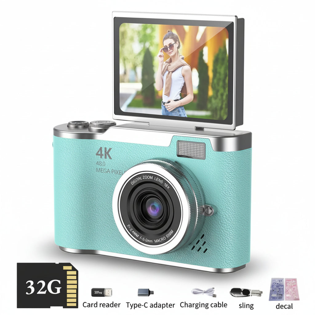4K digital camera Green
