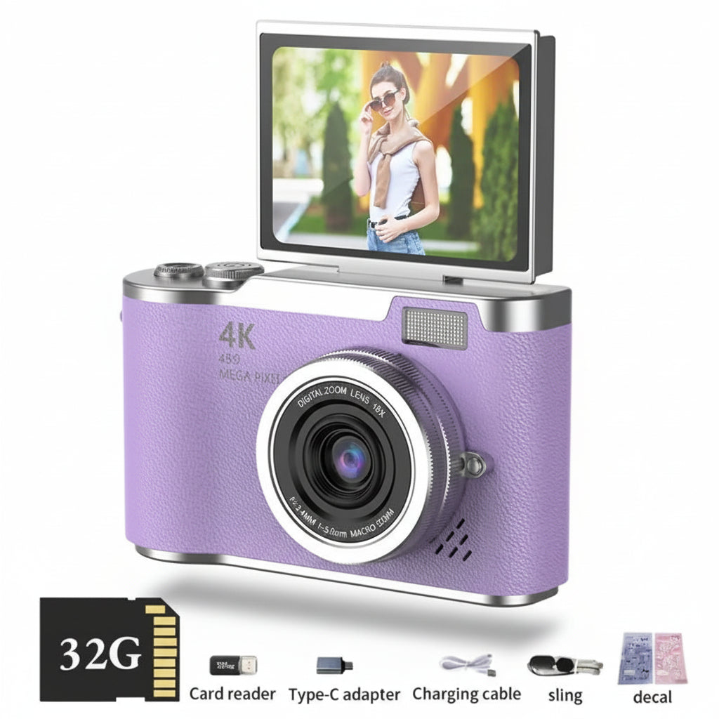 4K digital camera Purple