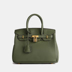 Women's Textured Handbag — Secure-Closure Shoulder Bag
