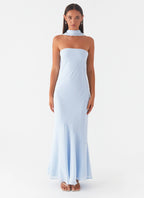Women's Elegant Maxi Dress | Strapless Chiffon Dress with Asymmetrical Skirt | Perfect for Evening Events - Women's | Ma 1