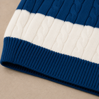 Men's T-Shirt with Cable Knit Texture
