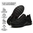 Slip-Resistant Comfort Work Shoes — Shock-Absorbing