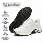 Slip-Resistant Comfort Work Shoes — Shock-Absorbing