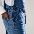 Man wearing urban utility overalls
