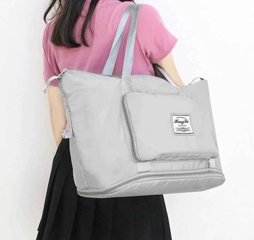 Foldable Travel Bag | Large Capacity & Durable Fabric Design | Versatile Companion for All Your Adventures
