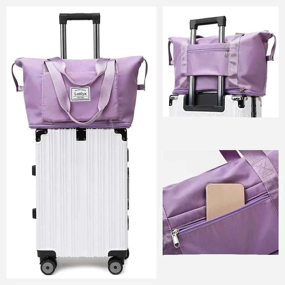 Foldable Travel Bag | Large Capacity & Durable Fabric Design | Versatile Companion for All Your Adventures