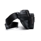 Genuine Leather | Men's Crossbody Bag with Multiple Compartments | Adjustable Strap for Versatile Carrying