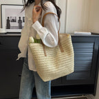 Handwoven Bohemian Tote Bag with Spacious Design | Stylish Beach Bag for Summer Adventures