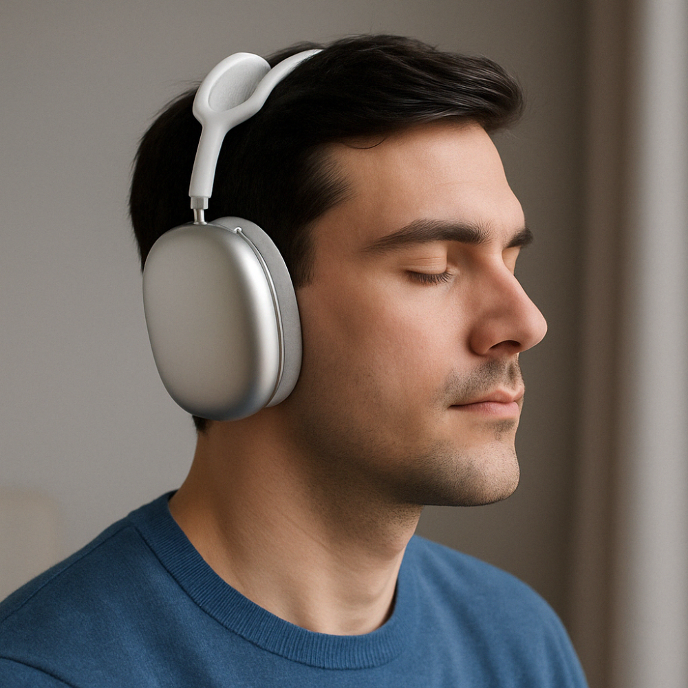 Wireless Over-Ear Bluetooth Headphones — Noise-Isolating