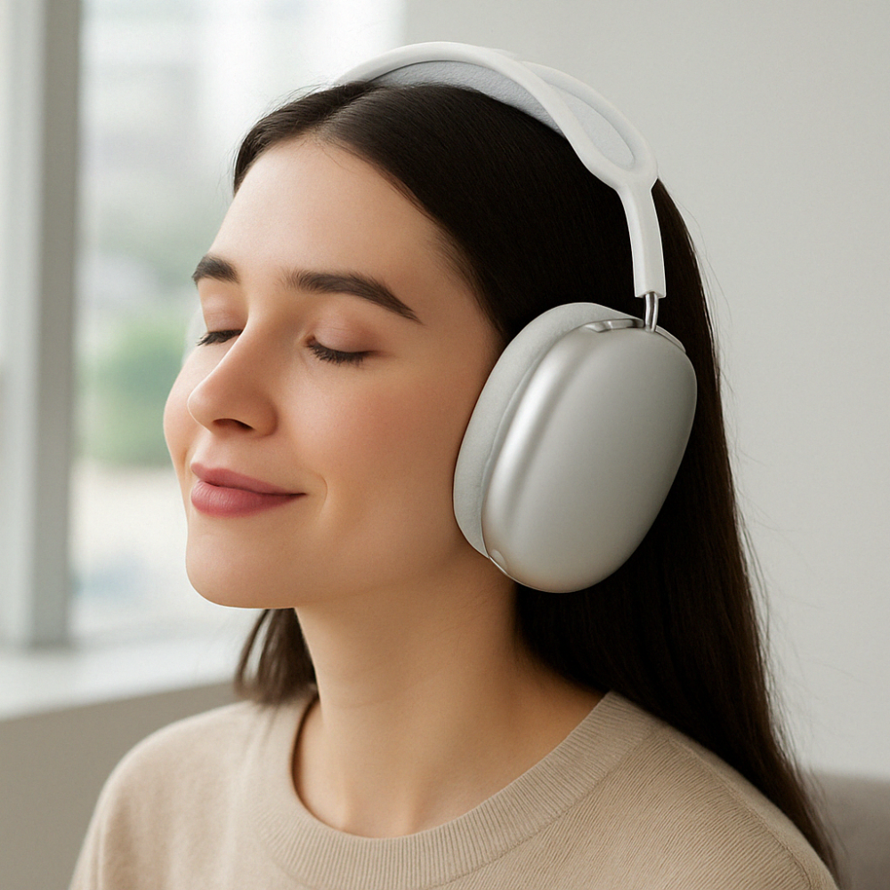 Wireless Over-Ear Bluetooth Headphones — Noise-Isolating