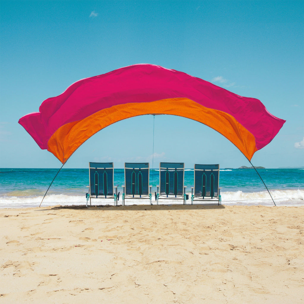 Lightweight Beach Canopy with Wind Assist for Enhanced Stability and Comfort