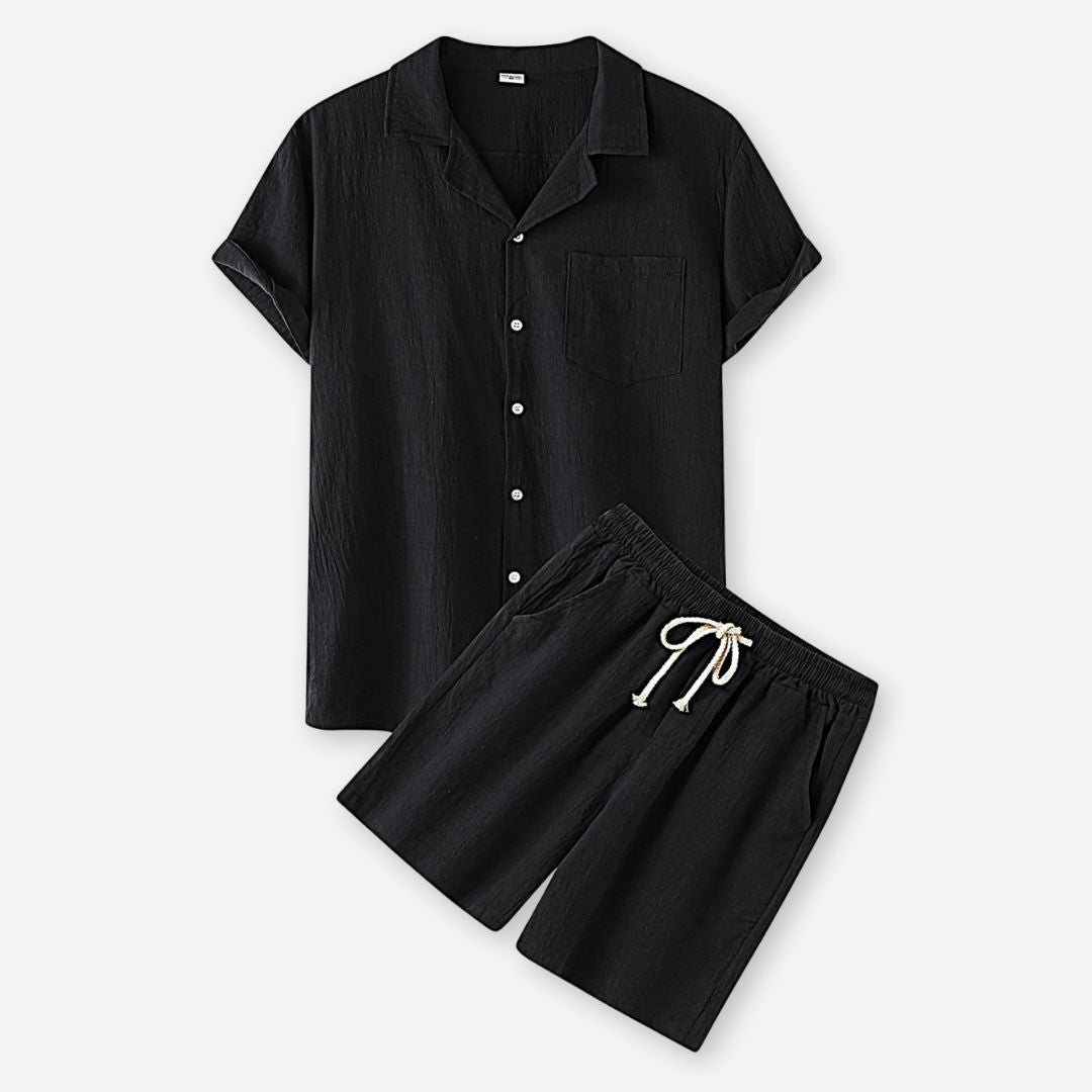 Relaxed Linen Two-Piece Set — Breathable