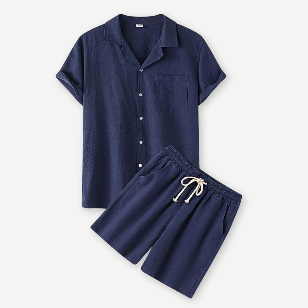 Relaxed Linen Two-Piece Set — Breathable