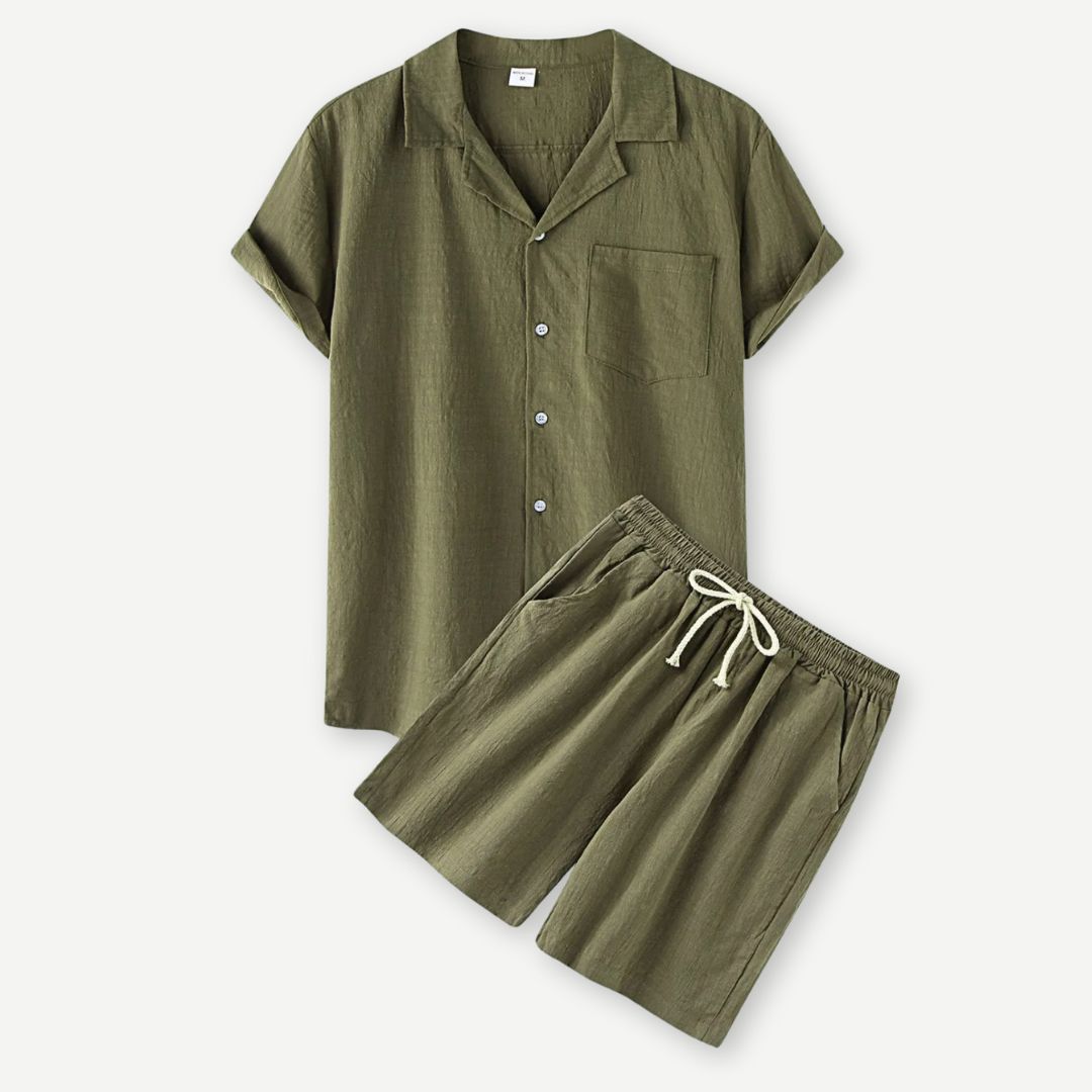 Relaxed Linen Two-Piece Set — Breathable