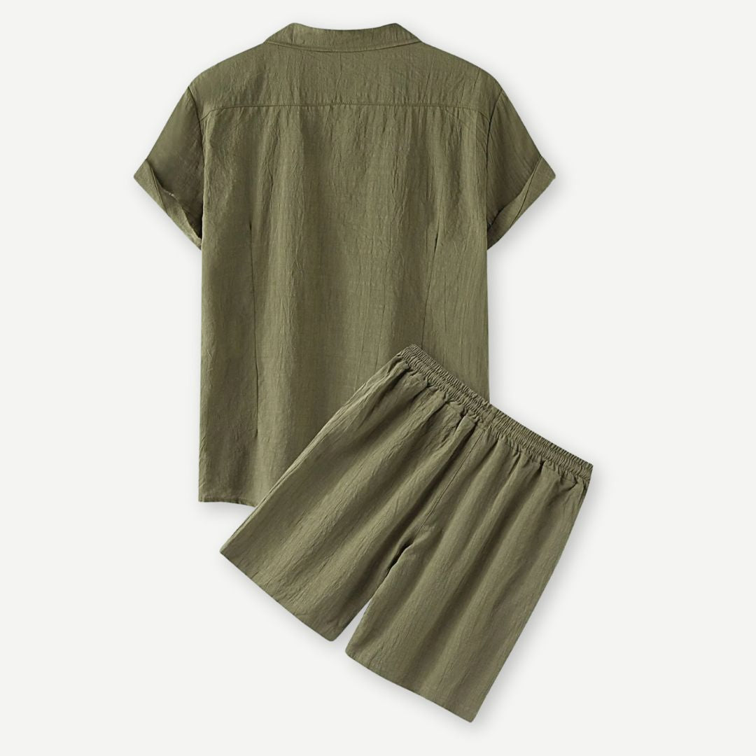 Relaxed Linen Two-Piece Set — Breathable