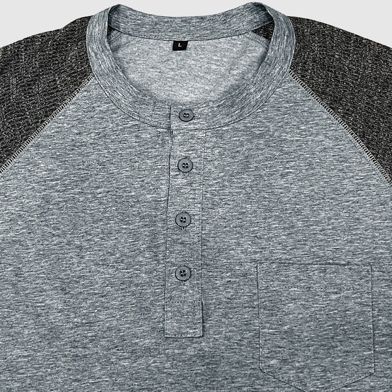 Women's Lorenzo Vitali Dual Tone Henley Shirt | Supreme comfort is offered by our soft premium cot 5