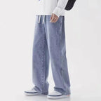 Women's Lorenzo Vitali Loose Wide Leg Jeans | Material: Durable cotton-poly blend 0