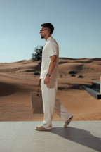 Men's Summer Pleated Shirt with Lightweight Breathable Fabric | Effortless Style for Warm Weather Comfort