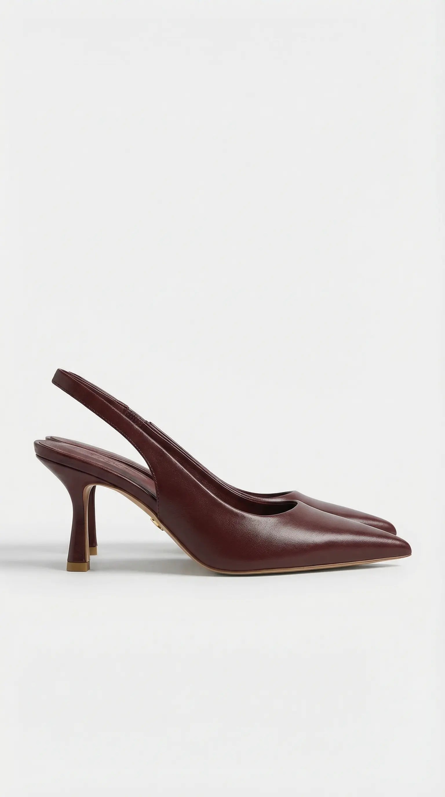 Women's Nicole Collection | Women's Black Heels with Adjustable Slingback Strap | Elegant Pointed Toe Design for All-Day 6