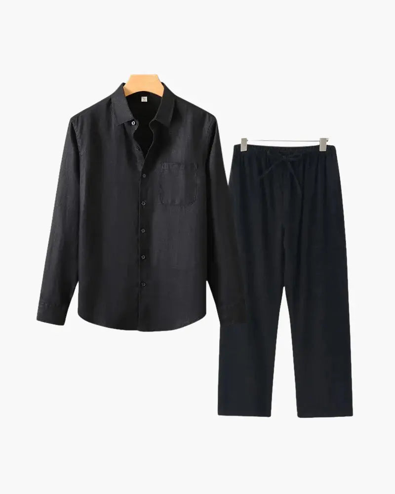 Women's Old Money Linen Combo (Longsleeve) 17