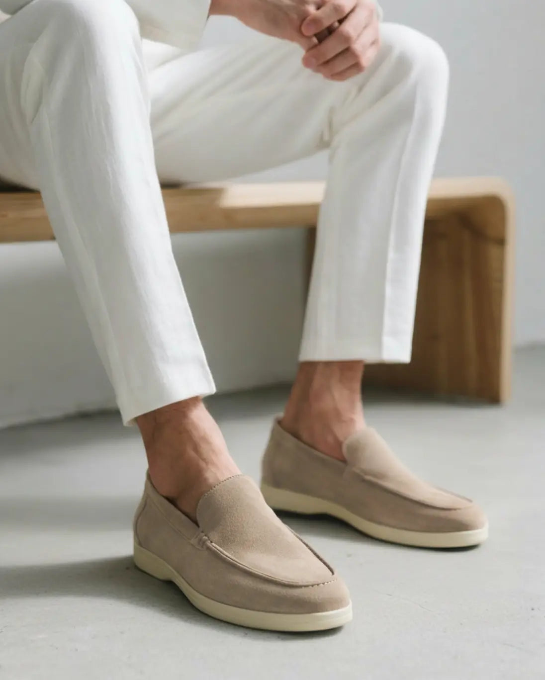 Women's Old Money Suede Loafers 2