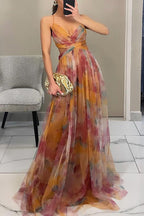 White Maxi Dress with Flowing Silhouette – Elegant Design