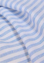 Women's Portofino Striped Coastal Shirt - Light Blue 4