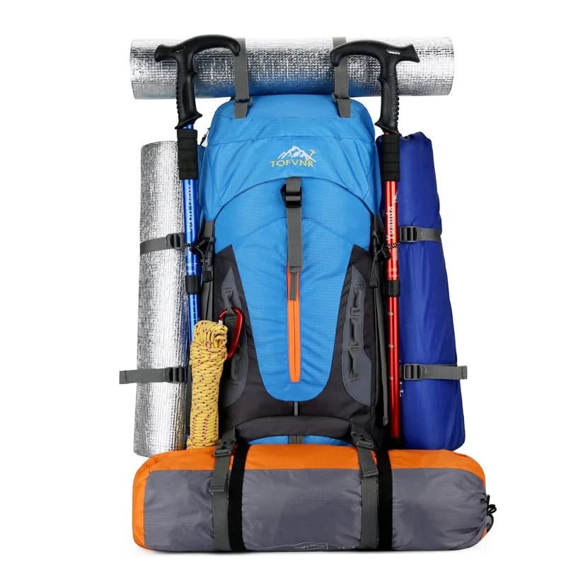 Rugged Adventure | 70L Tactical Backpack with Waterproof Nylon & Smart Organization | Comfortable Carry for Outdoor Enthusiasts