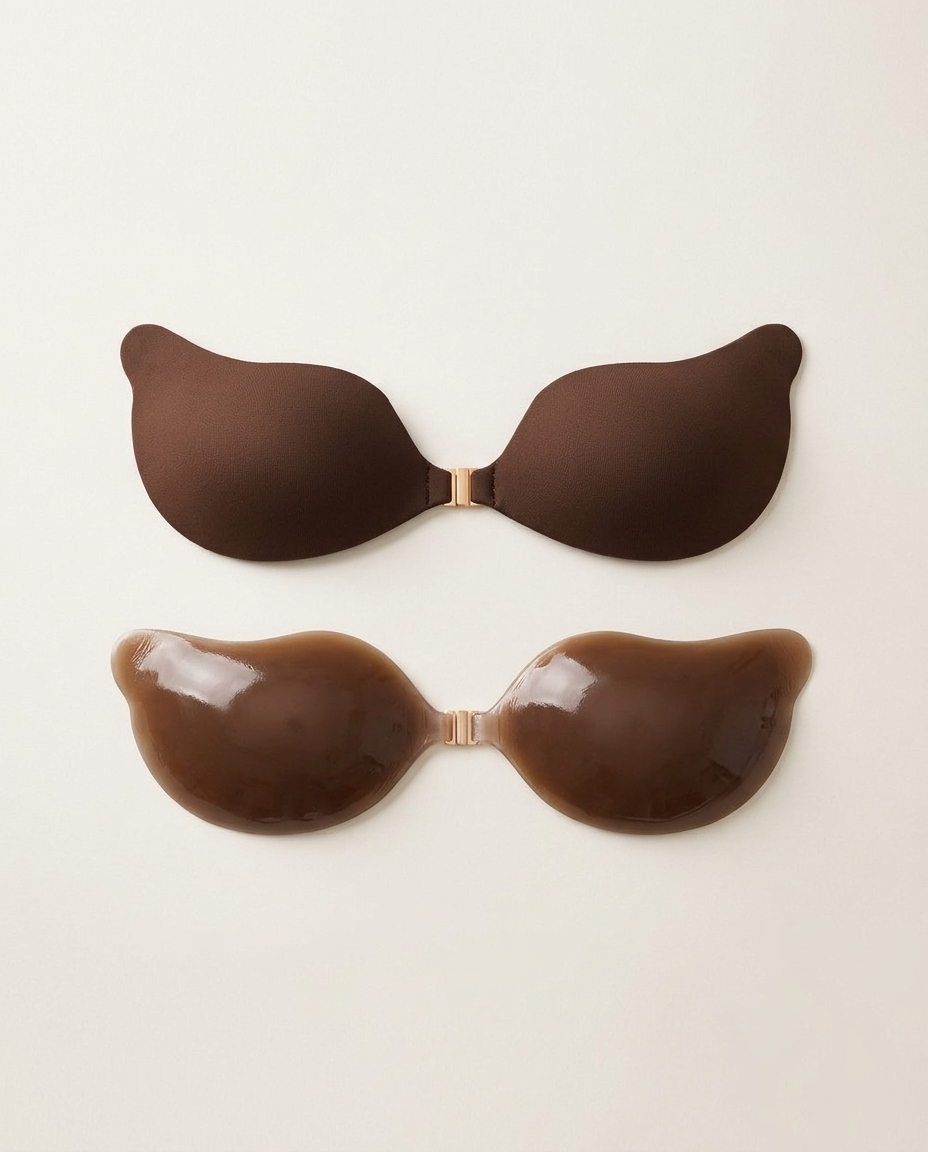 Silicone Adhesive Bra Cups | Mango Shape for Seamless Coverage | Discreet Support for Strapless Outfits