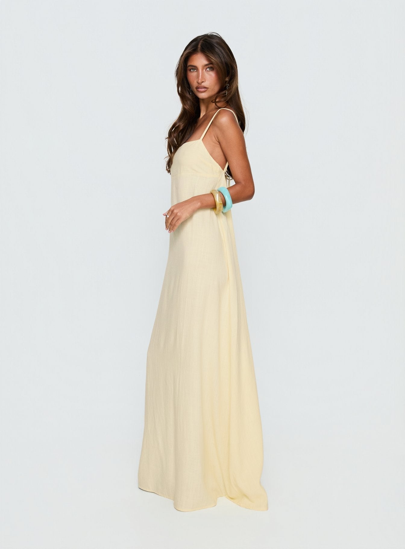 Solie Collection | Floral Maxi Dress with Tie-Back Design | Elegant Long Dress for Effortless Style
