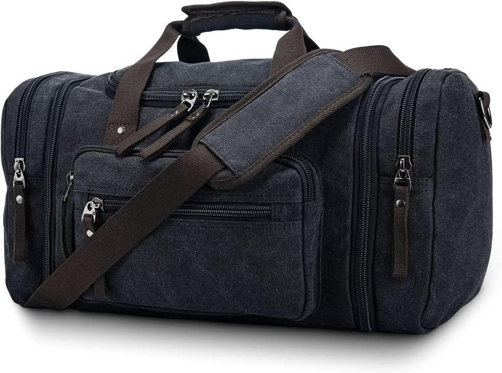 Men's expandable canvas duffle bag, main view